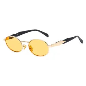 Visit the Legend Eyewear Store Retro Oval Sunglasses for Women Men Trendy Sun Glasses Classic Shade UV400 Protection