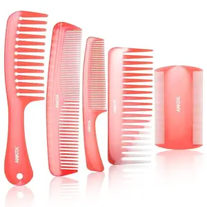 Ankita Hair Comb Set of 5|Hair Styling Comb For Grooming |Hair Comb For Men and Women|(5in1 Set)