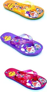 BUTAX Girls Slip On Slipper Flip Flop (Multicolor) kids dore combo ovr 1