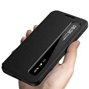 ProLook Flip Case Cover for Samsung Galaxy S26 Ultra 5G with Smart-View Feature, Protective Phone Accessory, NFC Window Display Activation via App (Black)