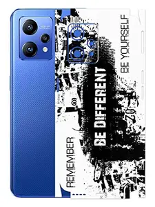 AtOdds - Realme Narzo 50 Pro 5G Mobile Back Skin Rear Screen Guard Protector Film Wrap with Camera Protector (Coverage - Back+Camera+Sides) (Be Different)