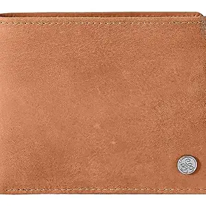 eske Nix - Genuine Leather Mens Bifold Wallet - Holds Cards, Coins and Bills - 6 Card Slots - Everyday Use - Travel Friendly - Handcrafted - Durable - Water Resistant -Cuoio