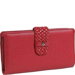 Prince Leathers Sleek & Stylish Synthetic Leather (Red Womens Wallet Pack of, 2)