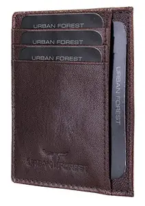 URBAN FOREST Chris Brown Leather Card Holder for Men