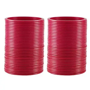 MAYA FASHION Gajari Plain Acrylic Bangle With Very Extra Large Size Elegant Extra Large Size Bangle | Perfect Fit for Plus Size banglesTrendy and Comfortable Fit for woman and girls | (Sku-ban1837)