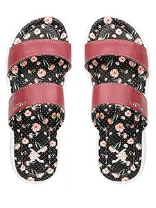 Carlton London Sports Women'S Maroon Slipper - 7 Uk