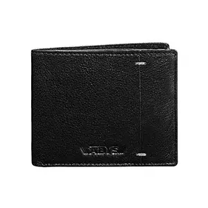 ABYS Raksha Bandhan Special Black Genuine Leather Wallet & Rakhi Combo Gift Set for Brother (8510BK)
