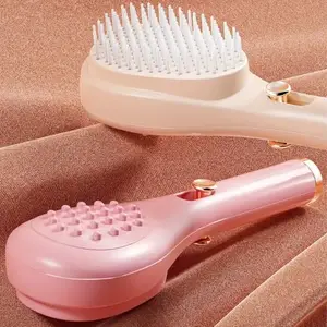 2 IN 1 Hair Brush for Women and Men – Anti-Static Massager & Cleaning Combo Brush, Self-Cleaning Hair Styling Tool and Comb, Dual-Purpose Hair Brush for Easy Styling