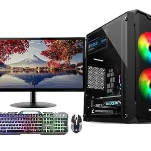 I7 Gaming pc Full Setup Desktop Complete Computer System(Core i7 860 Processor/DDR3 8GB Ram/512GB SSD/GT 710 2GB Graphics/800W PSU/19 inch Monitor/Gaming Keyboard Mouse/WiFi-Bluetooth)