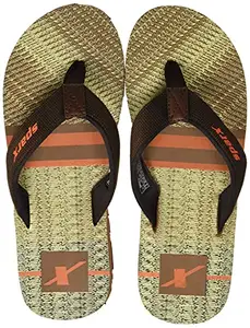 Sparx mens SF0049G Brownorange Flip-Flop - 7 UK (SF0049GBROR0007)