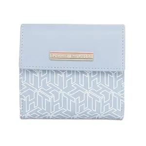 Tommy Hilfiger Freyna Women Small Zip Around Wallet - Sky Blue, No. of Card Slot : 8