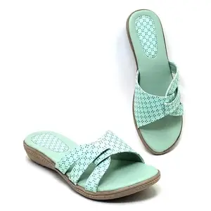 FHONEX Comfortable Slide Sandals Heel Slipper For Women