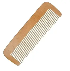 SKINPLUS WOODEN DRESSING HAIR COMB, HANDMADE, For Men and Women (2)