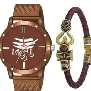 Stylish Watch Wrist Round Cash Analog Bracelet with Men Watch|Style -1580| for Casual wear and Daily wear