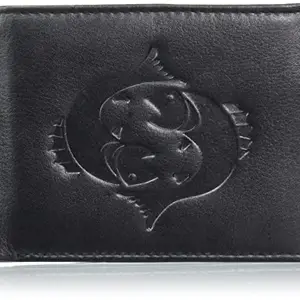 Justrack Boys Dark Black Color Genuine Leather Money Purse (LWM00191-JT_9)