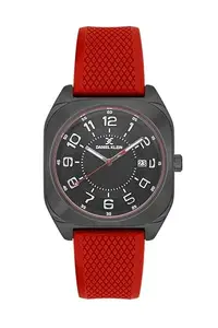 Daniel Klein Black Premium Men's Analog Watch With Silicone Strap - DK.1.13796-4