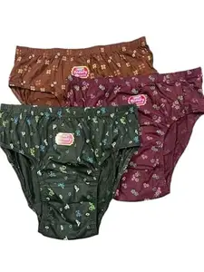 Women?s Cotton Printed Panties | Soft & Breathable Mid Waist Innerwear | Comfortable Briefs for Girls & Ladies-(12_Print-3)