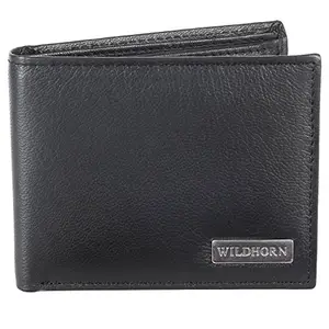 WildHorn Leather Wallet For Men, Black