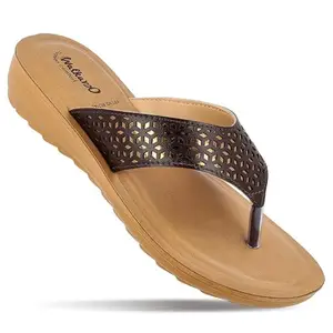 WALKAROO WL7143 Womens Fashion Sandals For Casual Wear and Regular use - Brown