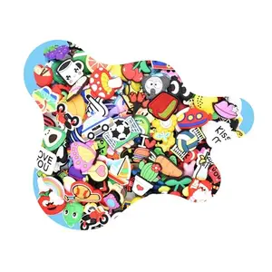 Silly Panda Fashionista's Choice Stay Stylish with the Latest Clogs Charms Random Pack of 6,12,20,24,30,35 (RTV-CLOGS-2)
