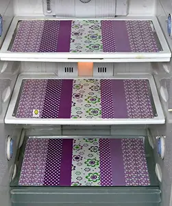 Yellow Weaves Refrigerator Drawer Mats/Fridge Mats, Pack of 3 (11 X 17 Inches)