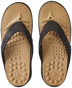 URJO Brown Flip-Flops-10 Kids UK (Men Foam FIT)