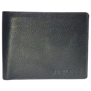 Jubleeo Genuine Leather Black Card Pocket Mens Wallet