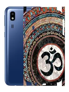AtOdds - Samsung Galaxy A2 CORE - Mobile Back Skin Sticker - Lamination - Rear Screen Guard Protector Film Wrap (Coverage - Back+Camera+Sides) (Design - OM)