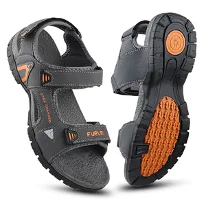 FUEL Sandals & Floaters for Mens & Boys Comfortable & Lightweight Dailywear, Anti-Skid Flexible & Breathable for Running, Walking Stylish Casual Sandal For Gents (Rambo-04) -7UK