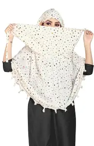 women s Pure Cotton Scarf Cum Hijab Mask usable for Driver Anti Pollution Full Face Cover With UV Sun Rays Protection