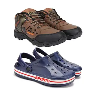Bersache Sports Shoes for Men | Latest Stylish Sports Shoes for Men | Lace-Up Lightweight (Multicolor) Shoes for Running, Walking, Gym,Trekking and Hiking Shoes for Men Combo(RR)-606-1909-8