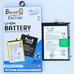 Backup Factory™ Compatible Mobile Battery for Infinix Note 12 G96, Infinix Note 12 Turbo, X670 with 6 Months Warranty