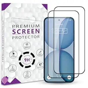 QOISA Premium Tempered Glass Screen Protector Guard For Nothing Phone 4a 5G (6.78 Inch, Pack of 2) | Edge to Edge Coverage With Easy to installation kit