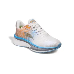 ABROS Victor Running Sports Shoes Breathable Upper Mesh Phylon Sole Memory Foam Insole Casual Walking & Gym Shoes for Mens(Offwhite/Mint 10)