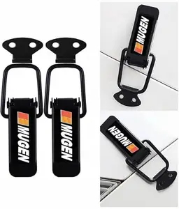 HUUSO 2 Pack Mugen Quick Release Car Bumper Security Hook Clips Small, Ideal for Trunk, Bumpers and Fenders Compatible with Maruti Suzuki Wagonr (2019-21)