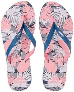 adidas womens OSCILLO W BLUNIT/SILVIO/LUCPNK/BLILIL Slide Sandal - 8 UK (IU5154)