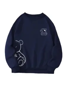 Visit the TAGAS Store TAGAS Bear Graphic Sweatshirt for Women | Trendy Oversized Pullover Sweatshirts | Soft Fleece Pullover Winterwear