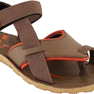 GeNIAL Men Brown Sandals | Size - 9 | ARMY-4 MOUSE-9
