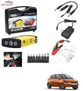 AUTOADDICT Auto Addict Car Jump Starter Kit Portable Multi-Function 50800MAH Car Jumper Booster,Mobile Phone,Laptop Charger with Hammer and seat Belt Cutter for Tata Tiago