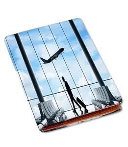 FASHION DUET Aeroplane Printed Passport Case/Card/Travel Document Holder for Travel Use,Passport Cover/Unisex Passport Holder