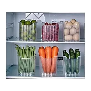 fridge storage Space-saving Refrigerator Side Door Organizer - 1000 ml (Pack Of 6)| design - 247 for kitchen and home