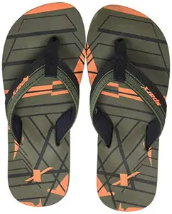 Sparx mens SF0076G Oliveorange Flip-Flop - 6 UK (SF0076GOLOR0006)
