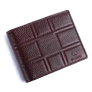GOHIDE Brown Leather Wallet for Men | Ultra Strong Stitching Wallet with 3 Card Slots | 1 Coin Slots