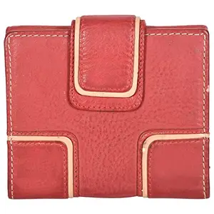 Leatherman Fashion LMN Genuine Leather Women Red Wallet 9901