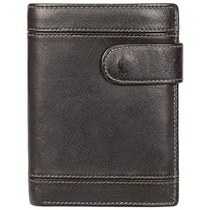 Leatherman Fashion LMN Genuine Leather Tan Unisex Bifold Wallet 6 Card Slots