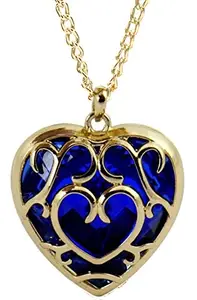 Via Mazzini Designer Blue Heart Pendant Necklace for Women