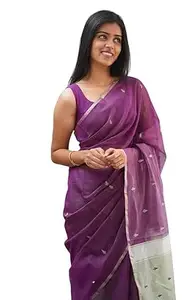 Orbexa Soft Cotton Saree for Women with 0.8 Meter Blouse Piece – 5.5 Meter Comfortable Traditional Ethnic Saree for Wedding, Festival, Party & Daily