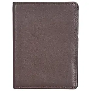 LMN Genuine Leather Brown Note case for Men 537_61 (1 Credit Card Slots)