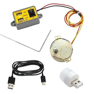 ERH India Mechanical Emergency Mobile Charger Generator Dynamo Science Experiment Project Working Model DIY Kit for Education and Electricity Exploration kit etc