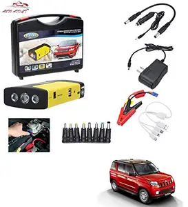 AUTOADDICT Auto Addict Car Jump Starter Kit Portable Multi-Function 50800MAH Car Jumper Booster,Mobile Phone,Laptop Charger with Hammer and seat Belt Cutter for Mahindra TUV 300